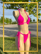Load image into Gallery viewer, Pink Tie String Bikini | Swimwear
