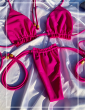 Charger l&#39;image dans la galerie, Pink Tie String Bikini | Swimwear
